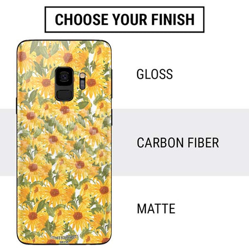 Bouffants and Broken Hearts Sunflowers Galaxy S9 Skin
